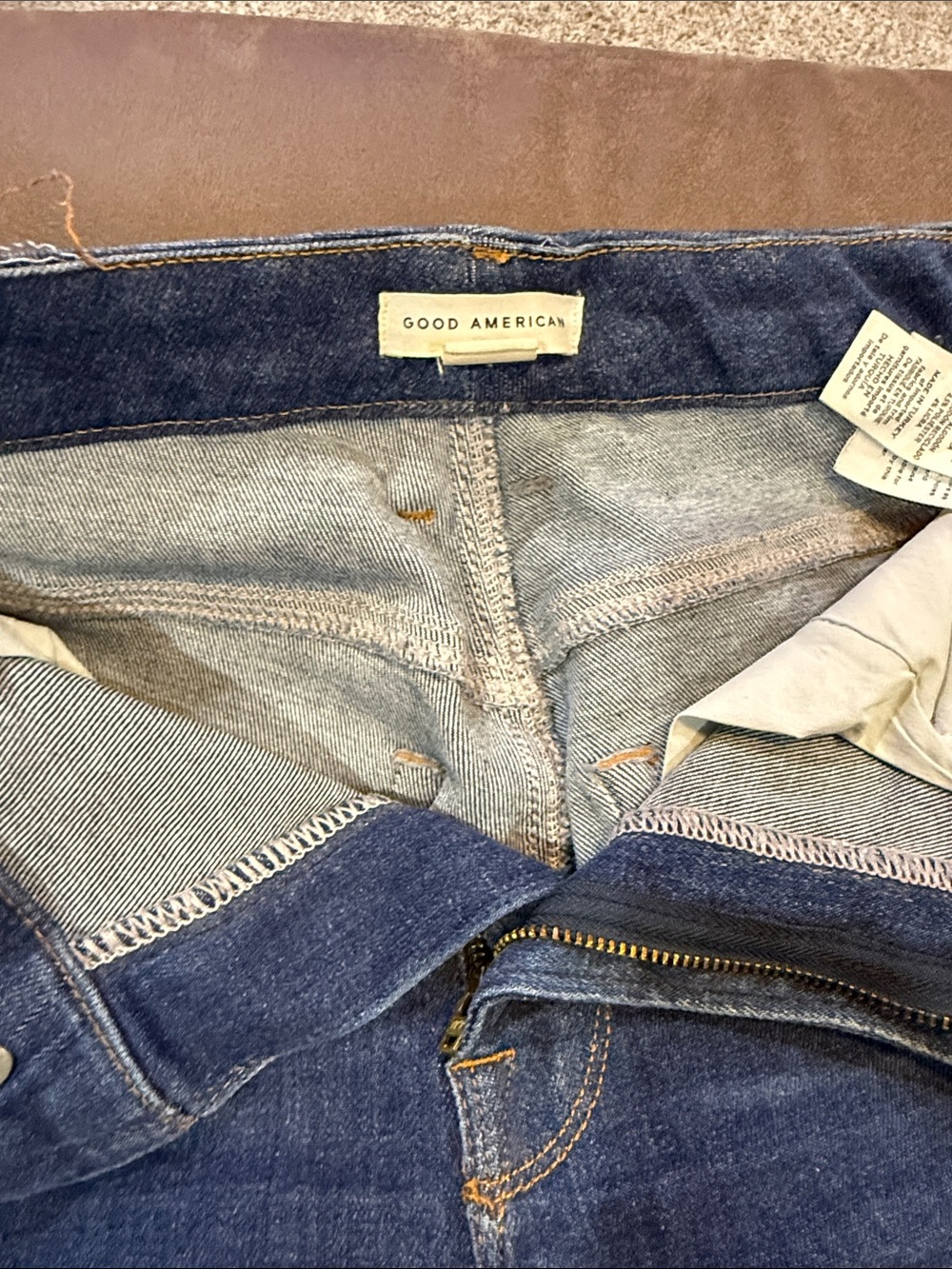 Good American Men's Dark Blue Slim Jeans
